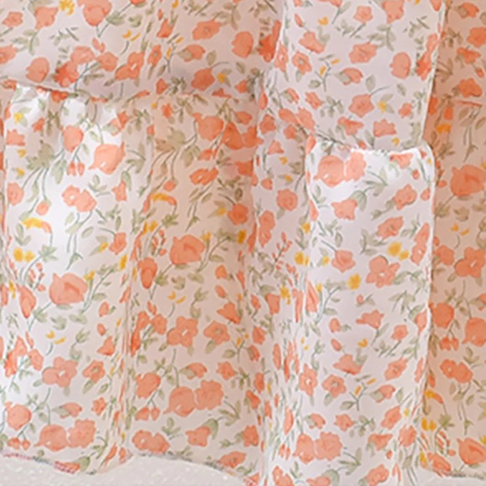 Vestido Amélia - Estampa Floral Princesa com Saia Rodada