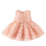 Vestido Letícia - Tule Princesa com Renda e Laço de Cetim