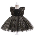 Vestido Margot - Lantejoulas Estreladas e Mangas Flutuantes