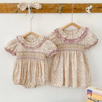 Vestido & Romper Isadora - Estampa Floral Com Renda Delicada