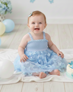 Vestido Aurora - Gaze Leve Com Manga Asa De Borboleta