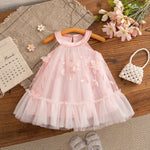 Vestido Anastasia - Gola Redonda e Saia Bufante Floral