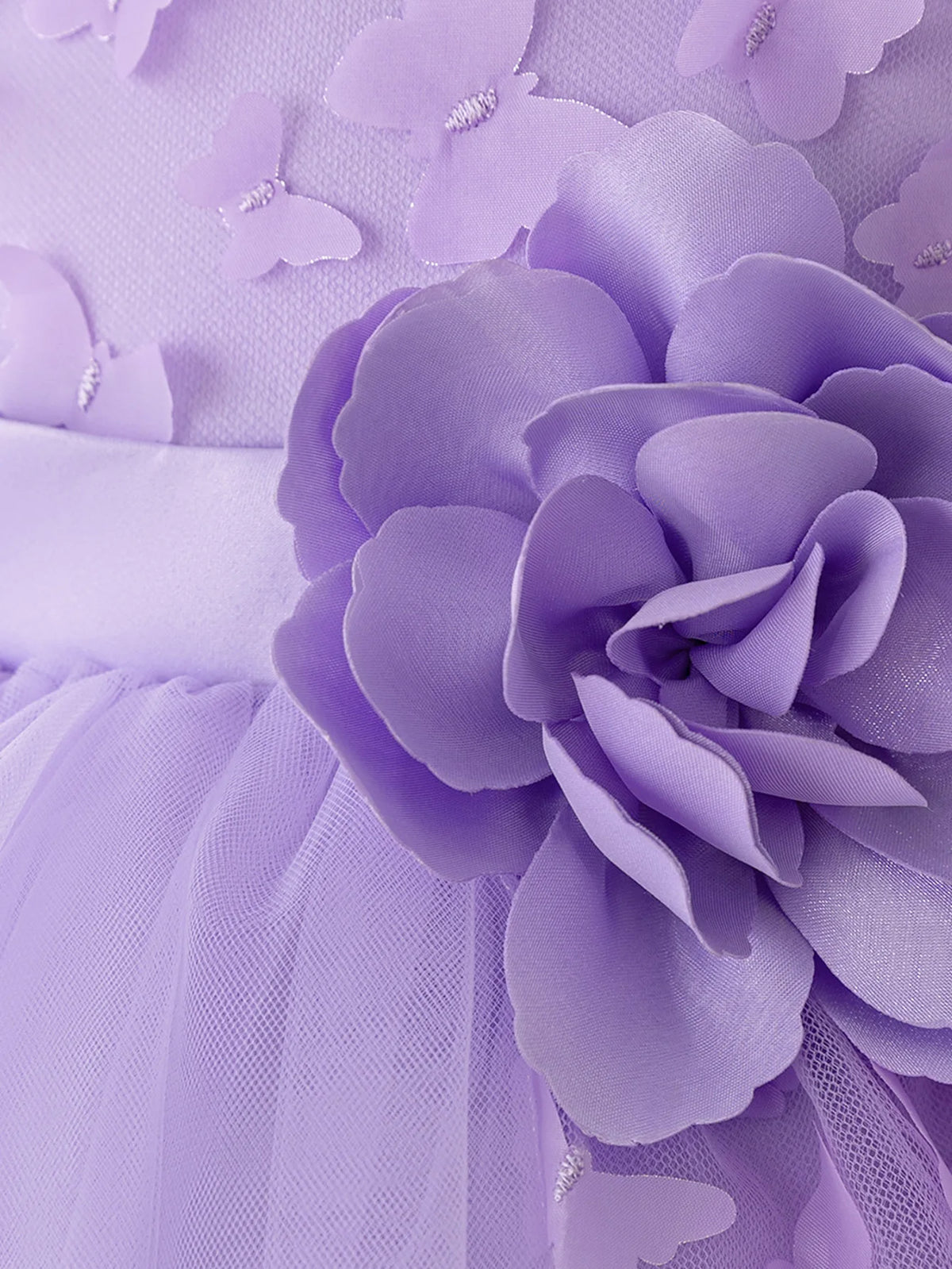 Vestido Charlotte - Tule Bordado com Flores e Laço – Toques de Seda