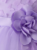 Vestido Charlotte - Tule Bordado com Flores e Laço – Toques de Seda