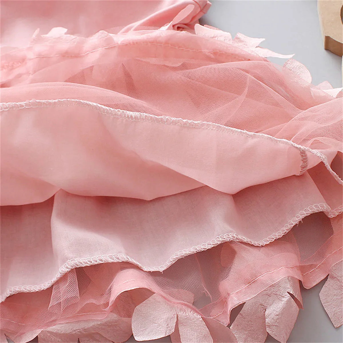 Vestido Clarissa - Tule Floral com Pérolas