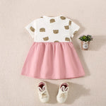 Vestido Hazel - Algodão com Estampa de Urso de Pelúcia