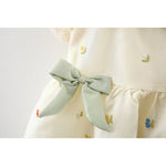 Vestido Beatriz - Gola Boneca em Renda Plissada