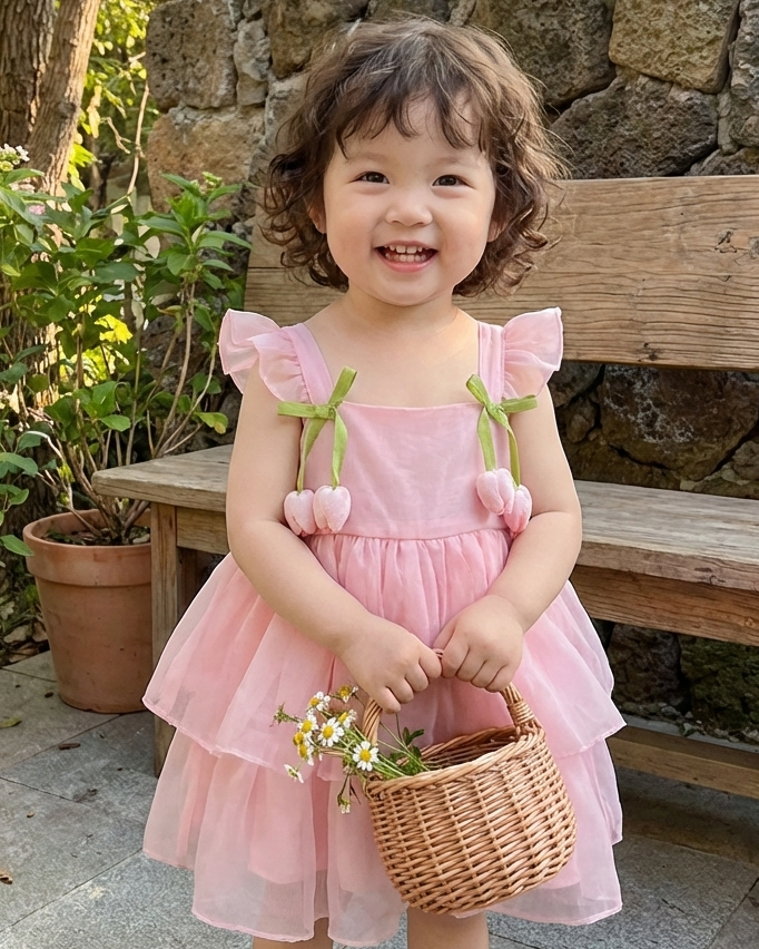 Vestido Maitê - Saia Tulipa em Tule Multicamadas